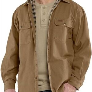 Men's Brown Shirt Jacket